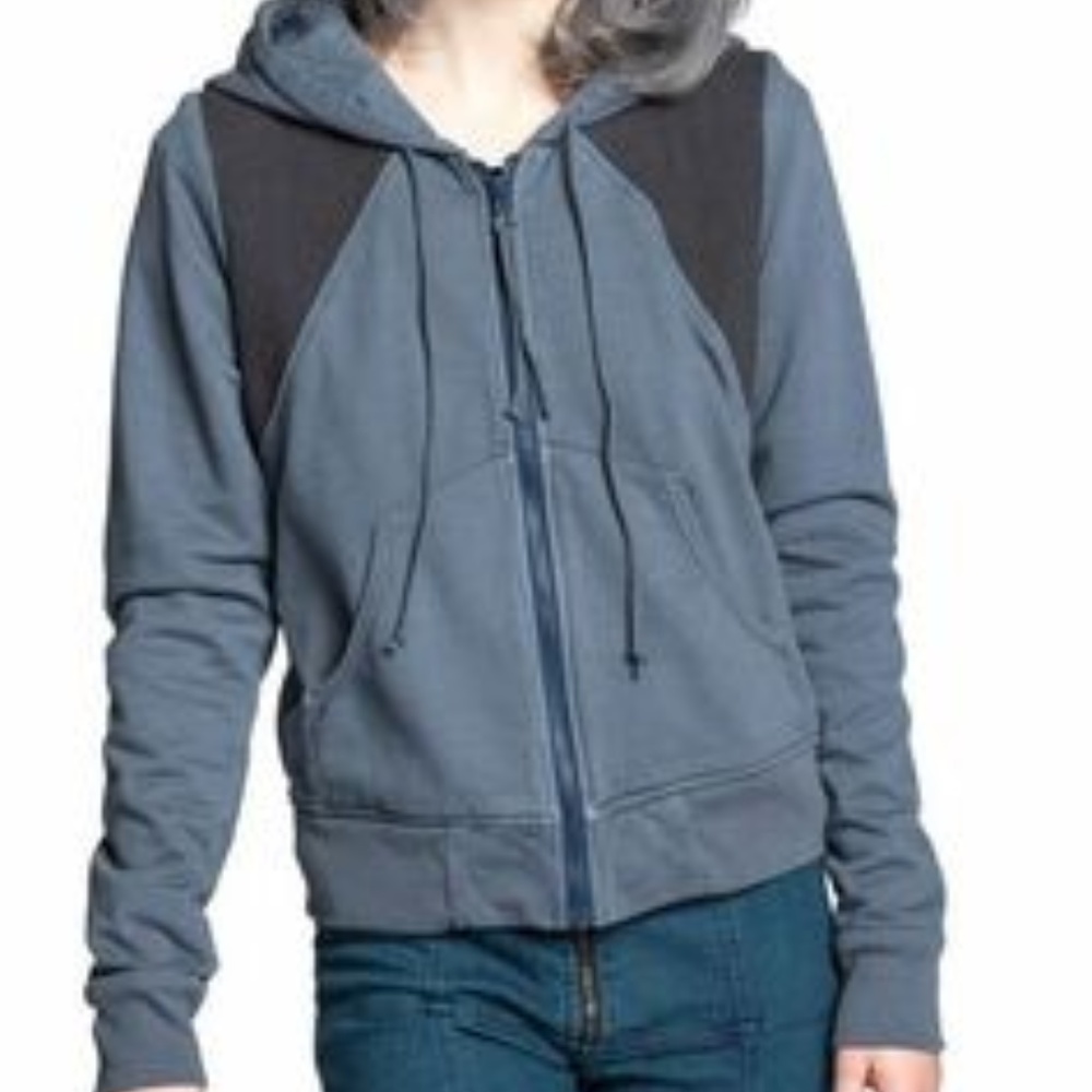 ISO Ed hoodie in Airstream or blue gray